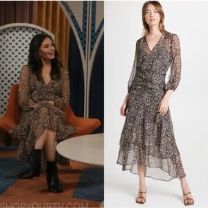 Veronica Beard silk chiffon dress